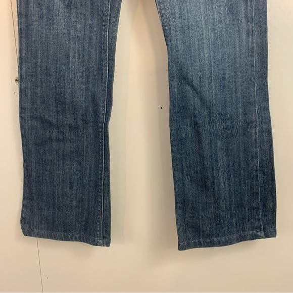 New! AE American Eagle True Boot Jeans 4 Regular Dark Low Rise - Picture 4 of 9